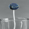 The Starry Night (Van Gogh 1889) White Plastic 7" Stir Stick - Oval - Main