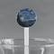 The Starry Night (Van Gogh 1889) White Plastic 7" Stir Stick - Round - Main