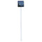 The Starry Night (Van Gogh 1889) White Plastic Stir Stick - Single Sided - Square - Single Stick