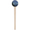 The Starry Night (Van Gogh 1889) Wooden 4" Food Pick - Round - Single Pick