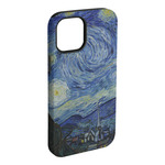 The Starry Night (Van Gogh 1889) iPhone Case - Rubber Lined - iPhone 15 Pro Max