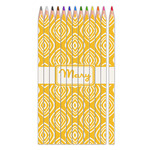 Tribal Diamond Colored Pencils (Personalized)