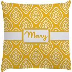 Tribal Diamond Decorative Pillow Case (Personalized)