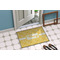 Tribal Diamond Door Mat Lifestyle