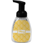 Tribal Diamond Foam Soap Bottle - Black (Personalized)