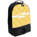 Tribal Diamond Backpacks - Black (Personalized)