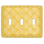 Tribal Diamond Light Switch Cover (3 Toggle Plate)