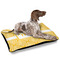 Tribal Diamond Outdoor Dog Beds - Large - IN CONTEXT