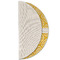 Tribal Diamond Round Linen Placemats - HALF FOLDED (single sided)