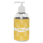 Tribal Diamond Plastic Soap / Lotion Dispenser (8 oz - Small - White) (Personalized)