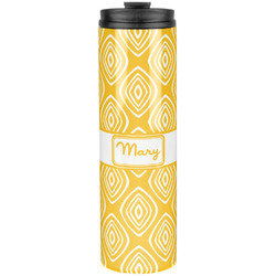 Tribal Diamond Stainless Steel Skinny Tumbler - 20 oz (Personalized)