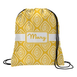 Tribal Diamond Drawstring Backpack - Medium (Personalized)