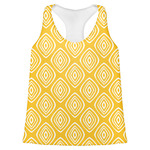 Tribal Diamond Womens Racerback Tank Top - Large