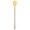 Tribal Diamond Wooden 7.5" Stir Stick - Round - Single Stick