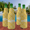 Tribal Diamond Zipper Bottle Cooler - Set of 4 - LIFESTYLE