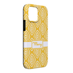 Tribal Diamond iPhone Case - Rubber Lined - iPhone 13 Pro Max (Personalized)