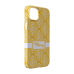 Tribal Diamond iPhone Case - Plastic - iPhone 14 Pro (Personalized)