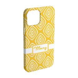 Tribal Diamond iPhone Case - Plastic - iPhone 15 Pro (Personalized)