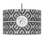 Ikat 12" Drum Pendant Lamp - Fabric (Personalized)