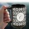 Ikat 15oz. Black Mug - LIFESTYLE