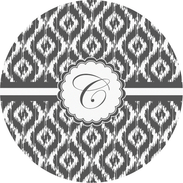 Custom Ikat Multipurpose Round Labels - 3" (Personalized)