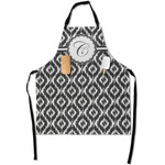 Ikat Apron With Pockets w/ Initial