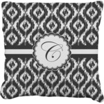 Ikat Faux-Linen Throw Pillow 20" (Personalized)