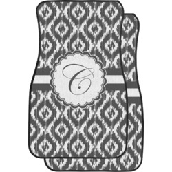 Ikat Car Floor Mats (Front Seat) (Personalized)