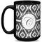 Ikat Coffee Mug - 15 oz - Black Full