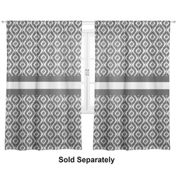 Ikat Curtain Panel - Custom Size