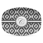 Ikat Plastic Platter - Microwave & Oven Safe Composite Polymer (Personalized)