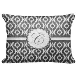 Ikat Decorative Baby Pillowcase - 16"x12" w/ Initial