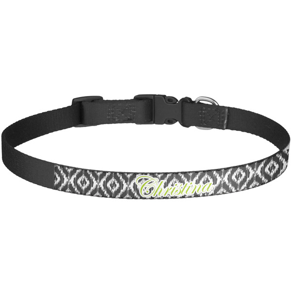 Custom Ikat Dog Collar - Large (Personalized)