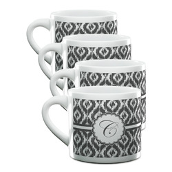 Ikat Double Shot Espresso Cups - Set of 4 (Personalized)