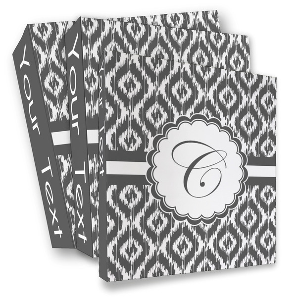 Custom Ikat 3 Ring Binder - Full Wrap (Personalized)