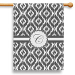 Ikat 28" House Flag - Double Sided (Personalized)