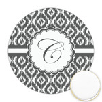 Ikat Printed Cookie Topper - Round (Personalized)