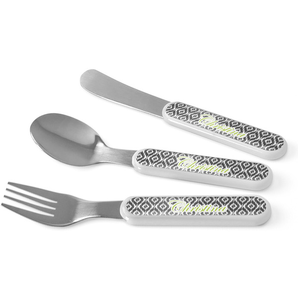 Custom Ikat Kid's Flatware (Personalized)