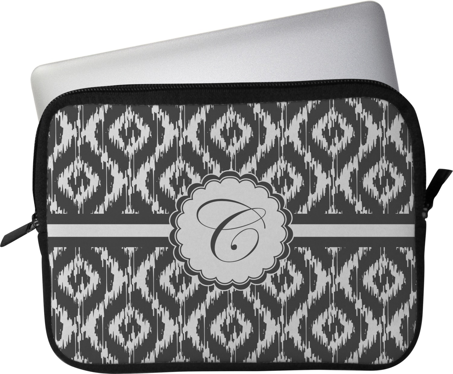 Ikat Design Custom Laptop Sleeve Case