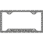 Ikat License Plate Frame - Style C (Personalized)