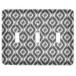 Ikat Light Switch Cover (3 Toggle Plate)