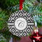 Ikat Metal Ball Ornament - Lifestyle