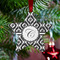 Ikat Metal Star Ornament - Lifestyle