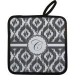 Ikat Pot Holder w/ Initial