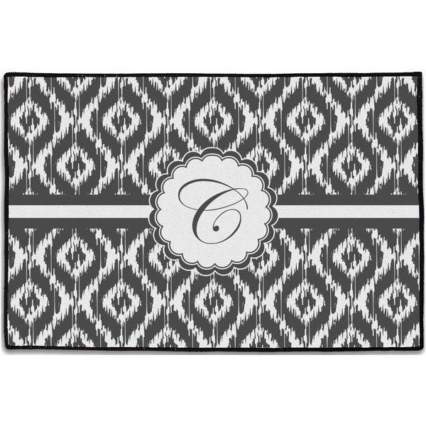 Custom Ikat Door Mat - 36"x24" (Personalized)