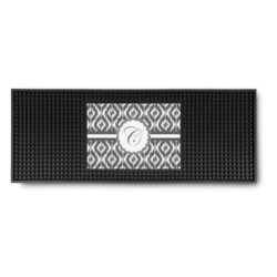 Ikat Rubber Bar Mat (Personalized)