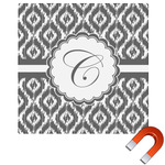 Ikat Square Car Magnet - 10" (Personalized)