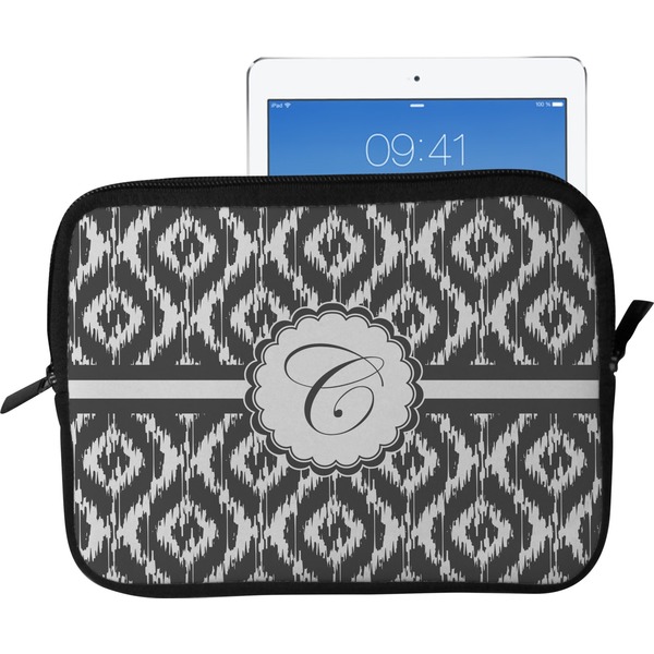 Custom Ikat Tablet Case / Sleeve - Large (Personalized)