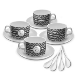 Ikat Tea Cup - Set of 4 (Personalized)