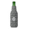 Ikat Zipper Bottle Cooler - FRONT (bottle)